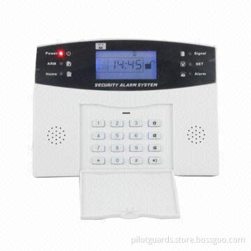 PSTN Alarm System with LCD Display, Calendar/Clock, 315/433/868MHz, 1527/2262 IC, Ademco Protocol